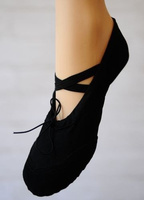 Baletki z dzieloną podeszwą czarny