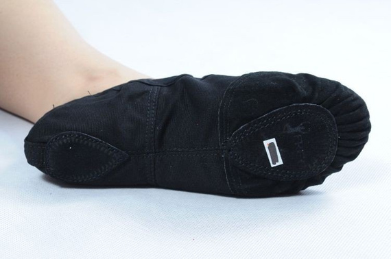 Baletki z dzieloną podeszwą czarny